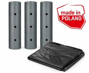 Skuteczna pułapka tunelowa na krety i nornice 3 sztuki 210mm/50mm