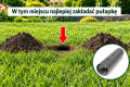 Skuteczna pułapka tunelowa na krety i nornice 3 sztuki 210mm/50mm