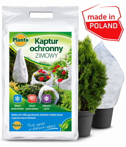 Kaptur ochronny na rośliny 60 × 80 cm 2 szt. PLANTA – zimowa osłona przed mrozem