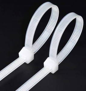 Trytytki 370x3,6 mm Białe – Opaski Zaciskowe 100 szt.