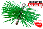 Szczotka Kominiarska do Czyszczenia Komina PCV fi 125 mm Wycior Kominowy 