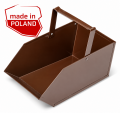 Węglarka na Węgiel Drewno Popiół Duża Metalowa Mocna do Pieca Kominka