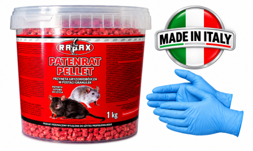 Trutka na myszy i szczury granulat 1 kg + rękawiczki GRATIS