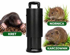 Niezawodna Pułapka na krety nornice karczowniki zatrzaskowa do ogrodu