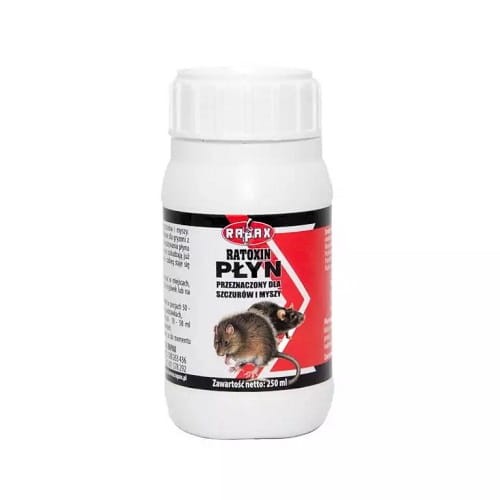 RATOXIN bio, płyn do zwalczania myszy i szczurów 250 ml,AGROL
