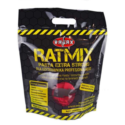 RATMIX ekstra mocna trutka na myszy, szczury 1,5 kg,CISA ADRIATICA S.r.l